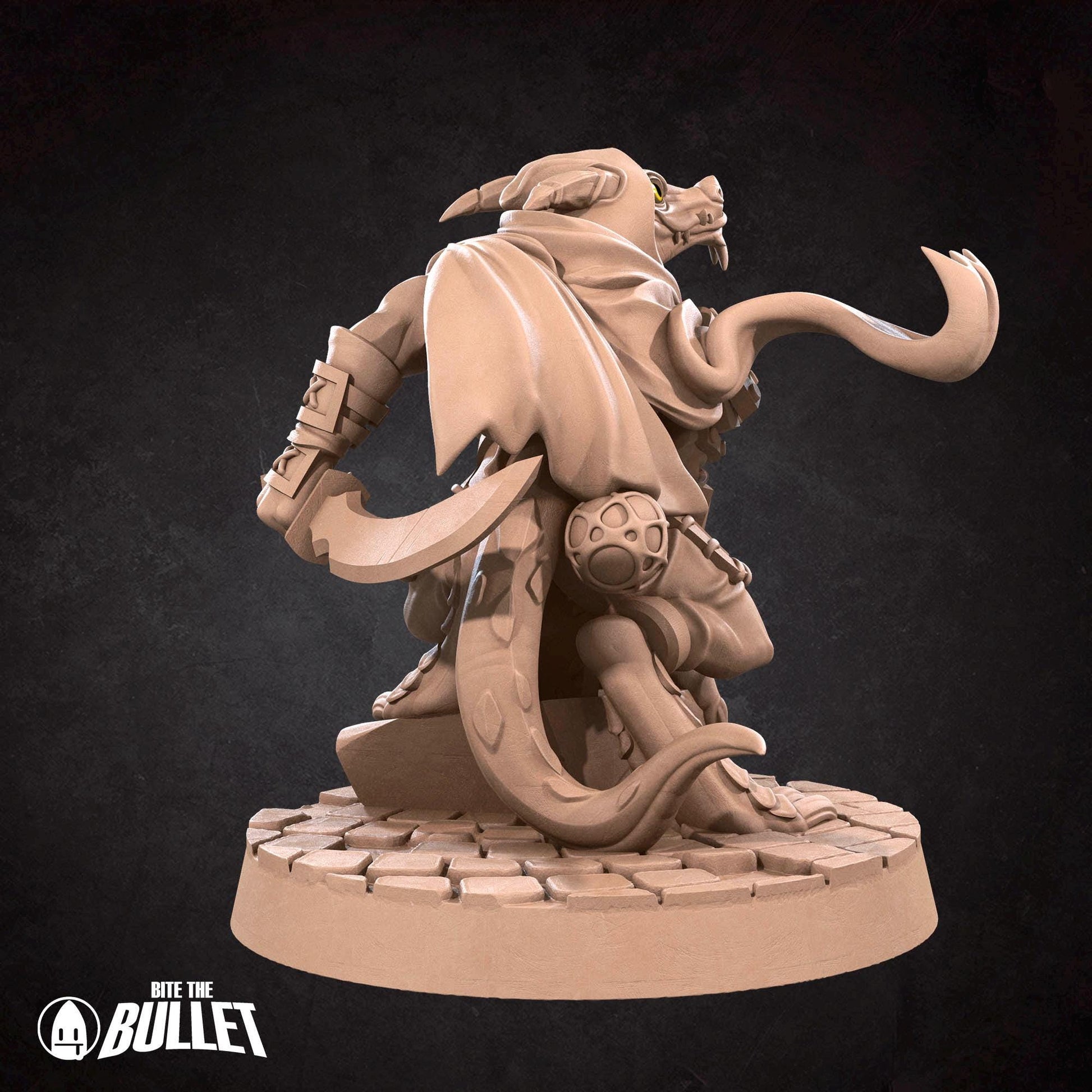 Kobold Rogue | Kobolds D&D | Bite The Bullet | 35mm Scale | Resin Printed Tabletop RPG Miniature Figures | DND | 5E
