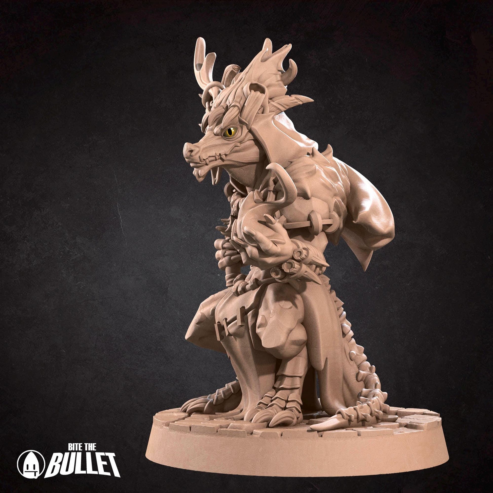 Kobold Warlock | Kobolds D&D | Bite The Bullet | 35mm Scale | Resin Printed Tabletop RPG Miniature Figures | DND | 5E