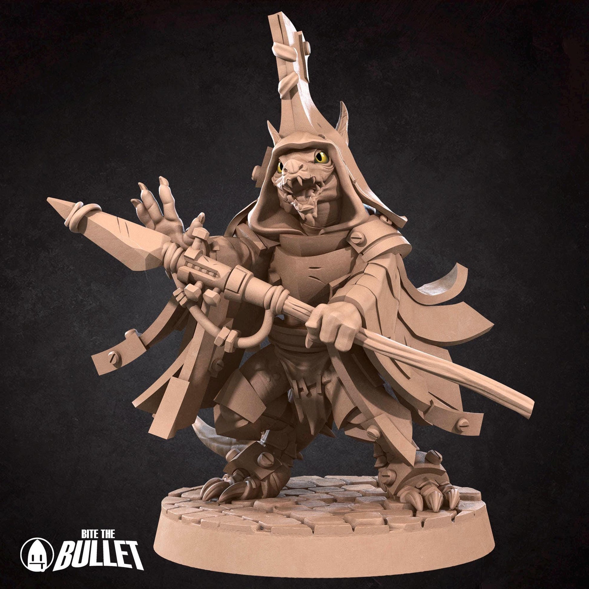 Kobold Wizard | Kobolds D&D | Bite The Bullet | 35mm Scale | Resin Printed Tabletop RPG Miniature Figures | DND | 5E