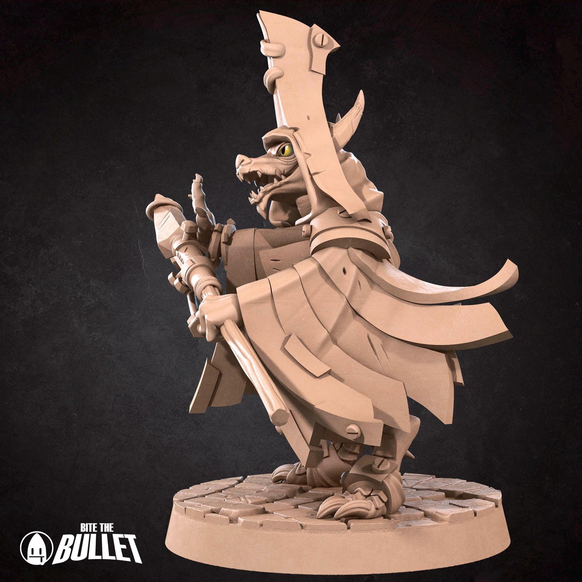 Kobold Wizard | Kobolds D&D | Bite The Bullet | 35mm Scale | Resin Printed Tabletop RPG Miniature Figures | DND | 5E