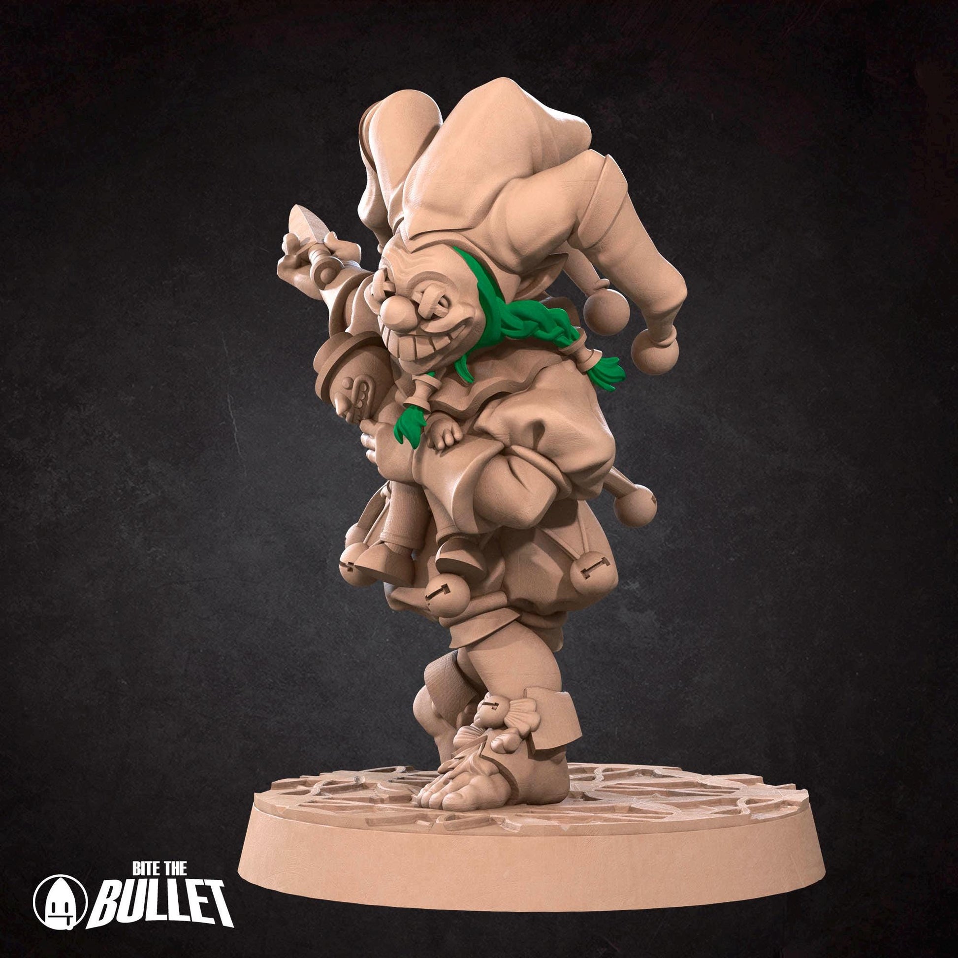 Halfling Daggerthrower | Horror Circus | Bite The Bullet | 35mm Scale | Resin Printed Tabletop RPG Miniature Figures | DND | 5E