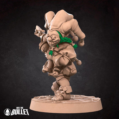 Halfling Daggerthrower | Horror Circus | Bite The Bullet | 35mm Scale | Resin Printed Tabletop RPG Miniature Figures | DND | 5E
