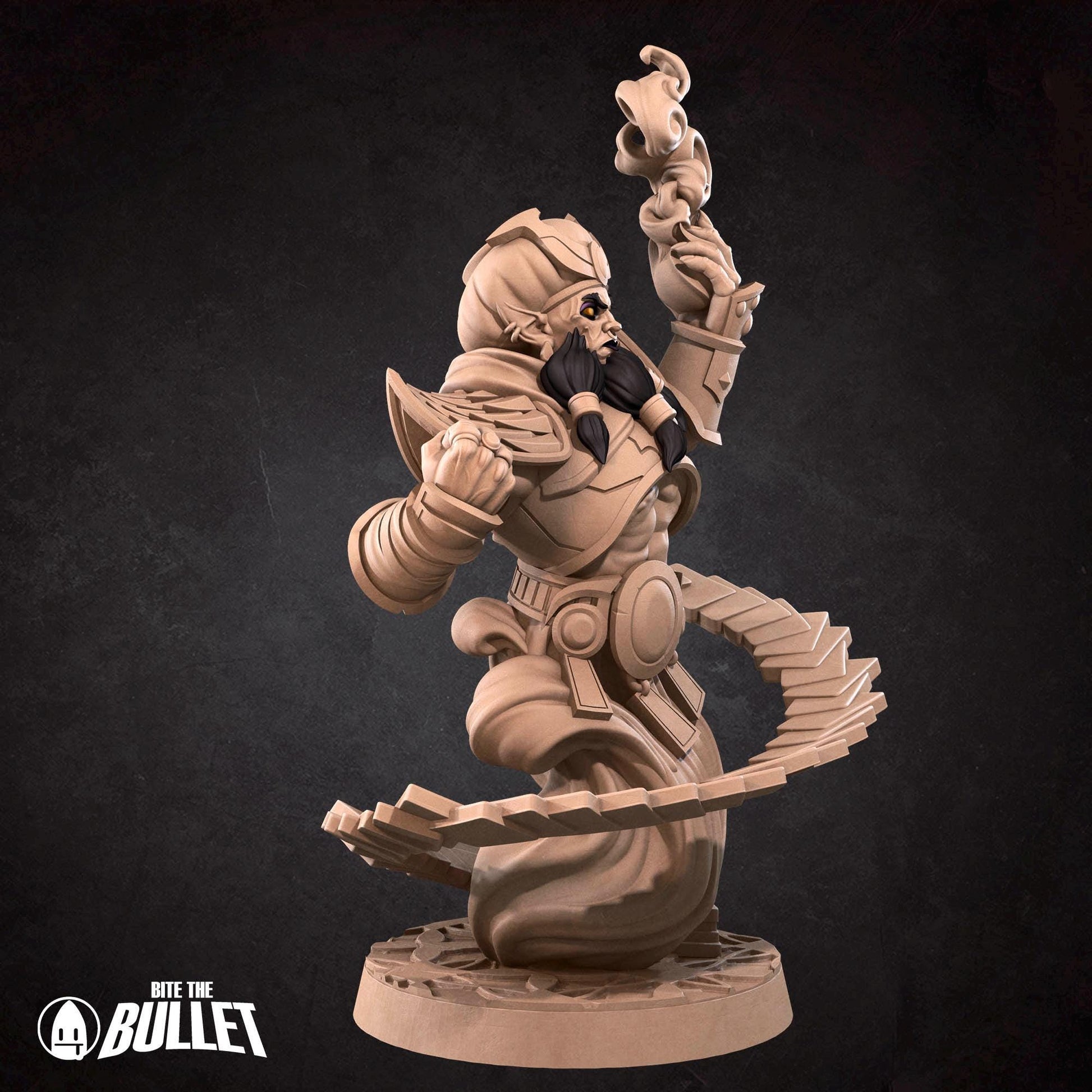Djinn Diviner | Horror Circus | Bite The Bullet | 35mm Scale | Resin Printed Tabletop RPG Miniature Figures | DND | 5E