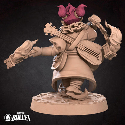 Dwarf Firejuggler | Horror Circus | Bite The Bullet | 35mm Scale | Resin Printed Tabletop RPG Miniature Figures | DND | 5E