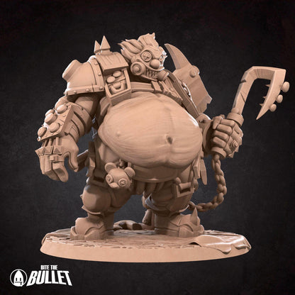 Junkhog Clown | Horror Circus | Bite The Bullet | 35mm Scale | Resin Printed Tabletop RPG Miniature Figures | DND | 5E