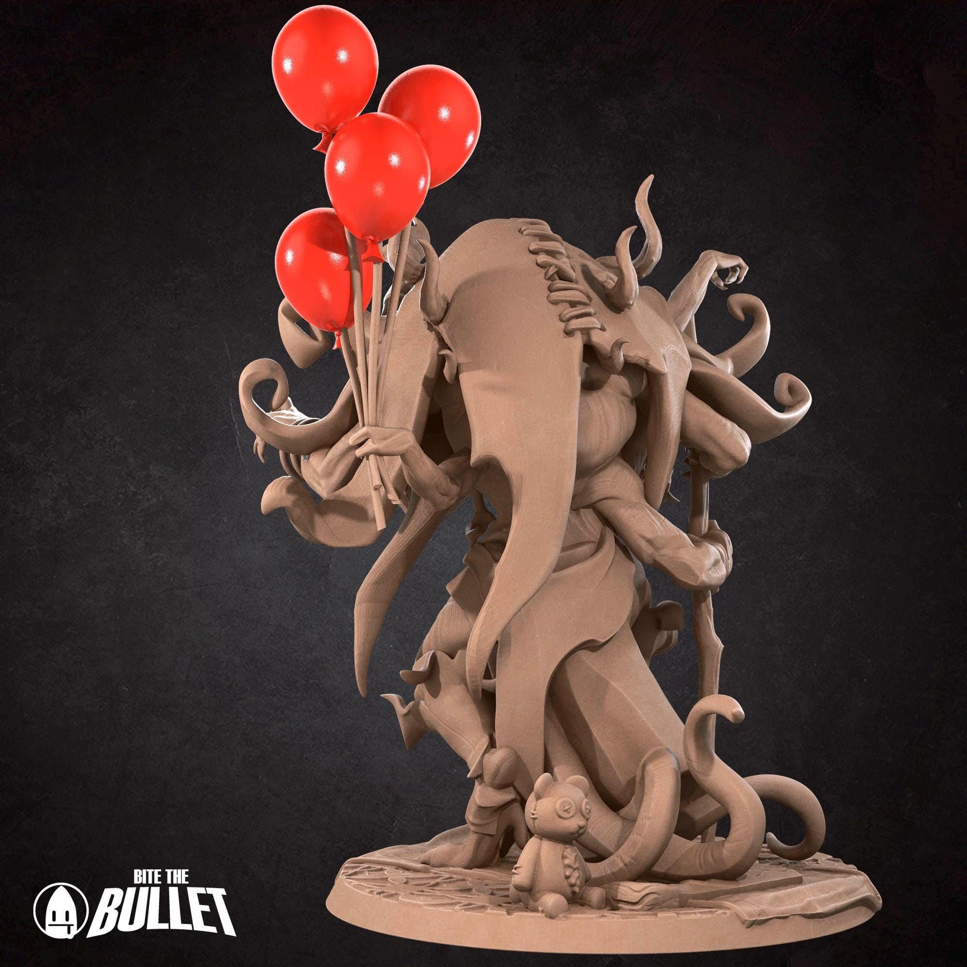 Harlequin Monster | Horror Circus | Bite The Bullet | 35mm Scale | Resin Printed Tabletop RPG Miniature Figures | DND | 5E