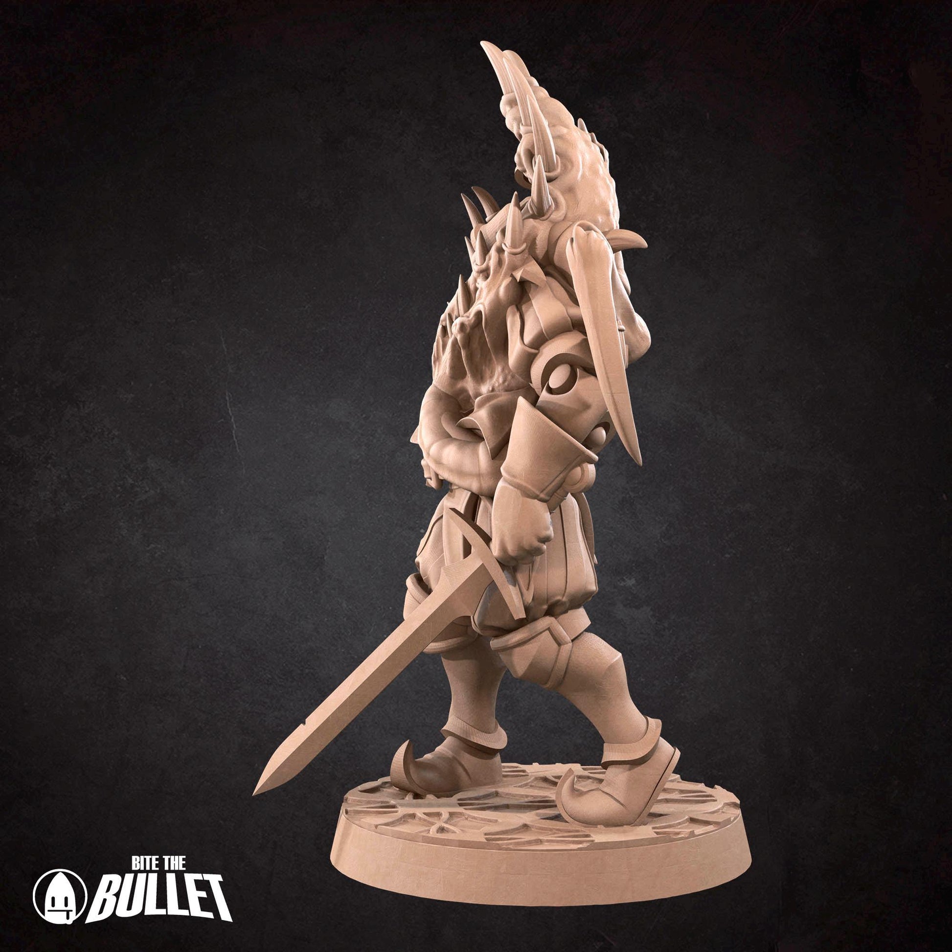 Mutation Jester | Horror Circus | Bite The Bullet | 35mm Scale | Resin Printed Tabletop RPG Miniature Figures | DND | 5E