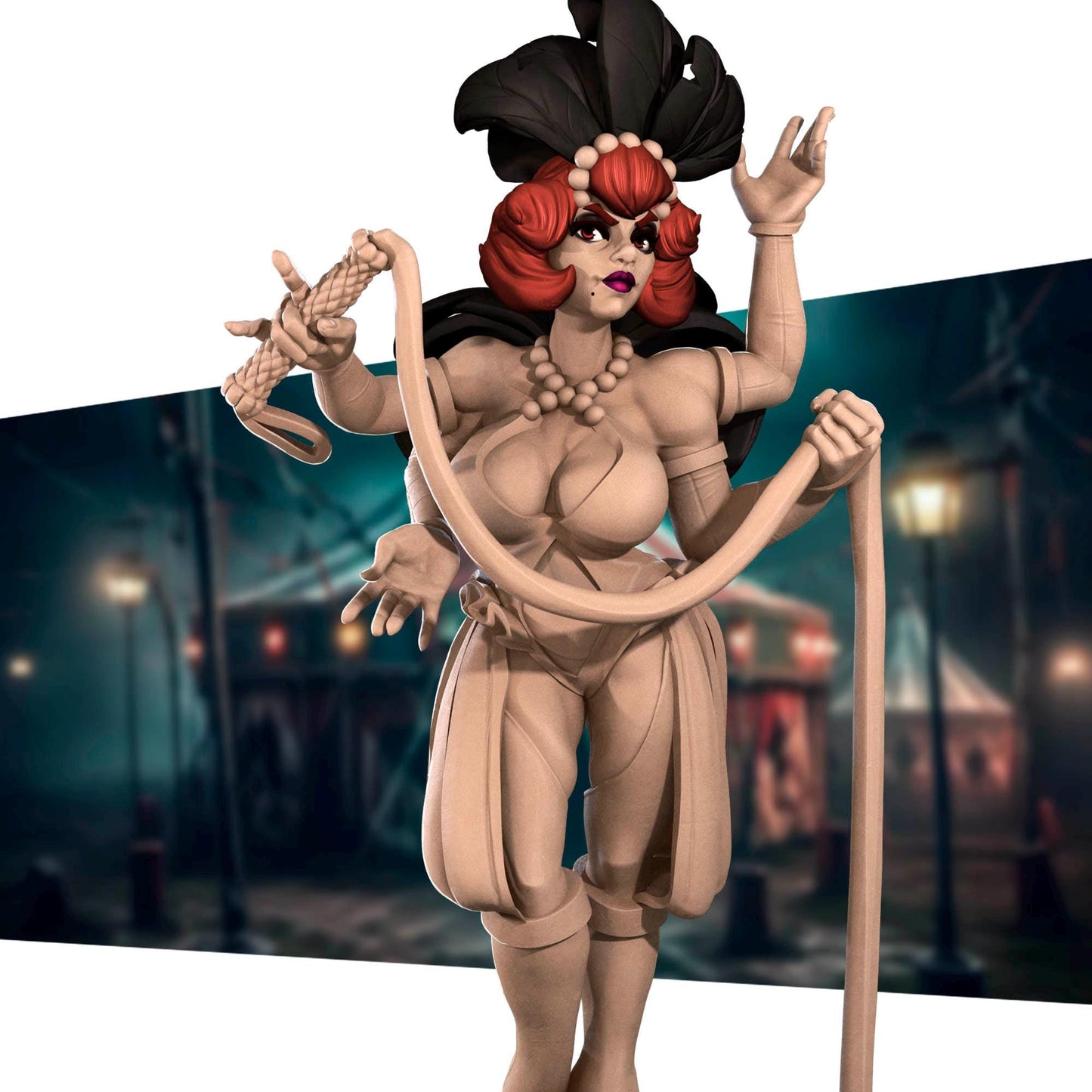 Louise | Horror Circus | Bite The Bullet | 35mm Scale | Resin Printed Tabletop RPG Miniature Figures | DND | 5E