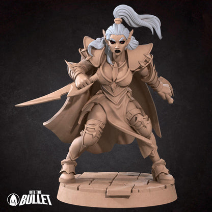 Assassin | Vampires Pt. 2 | Bite The Bullet | 35mm Scale | Resin Printed Tabletop RPG Miniature Figures | DND | 5E