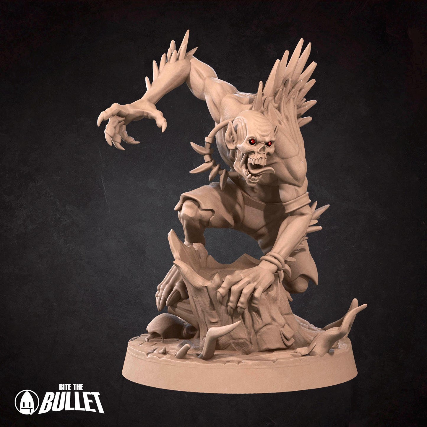 Ghoul | Vampires Pt. 2 | Bite The Bullet | 35mm Scale | Resin Printed Tabletop RPG Miniature Figures | DND | 5E