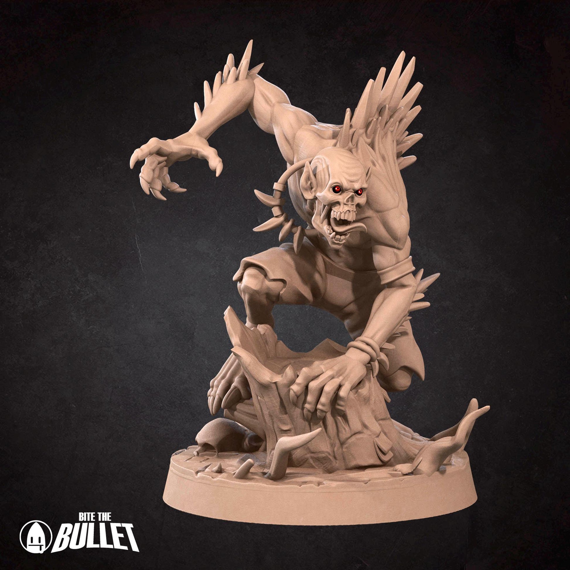Ghoul | Vampires Pt. 2 | Bite The Bullet | 35mm Scale | Resin Printed Tabletop RPG Miniature Figures | DND | 5E