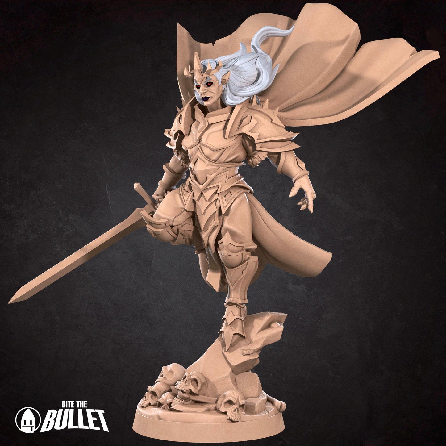 Vampire Paladin | Vampires Pt. 2 | Bite The Bullet | 35mm Scale | Resin Printed Tabletop RPG Miniature Figures | DND | 5E