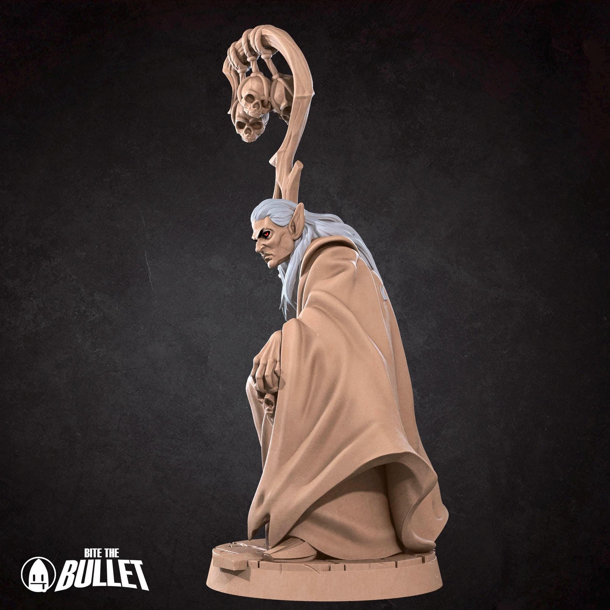 Vampire Sorcerer | Vampires Pt. 2 | Bite The Bullet | 35mm Scale | Resin Printed Tabletop RPG Miniature Figures | DND | 5E