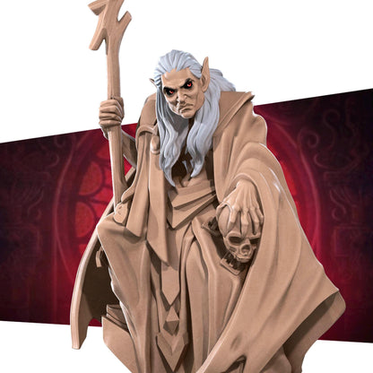 Vampire Sorcerer | Vampires Pt. 2 | Bite The Bullet | 35mm Scale | Resin Printed Tabletop RPG Miniature Figures | DND | 5E