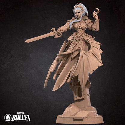 Vampire Witch | Vampires Pt. 2 | Bite The Bullet | 35mm Scale | Resin Printed Tabletop RPG Miniature Figures | DND | 5E