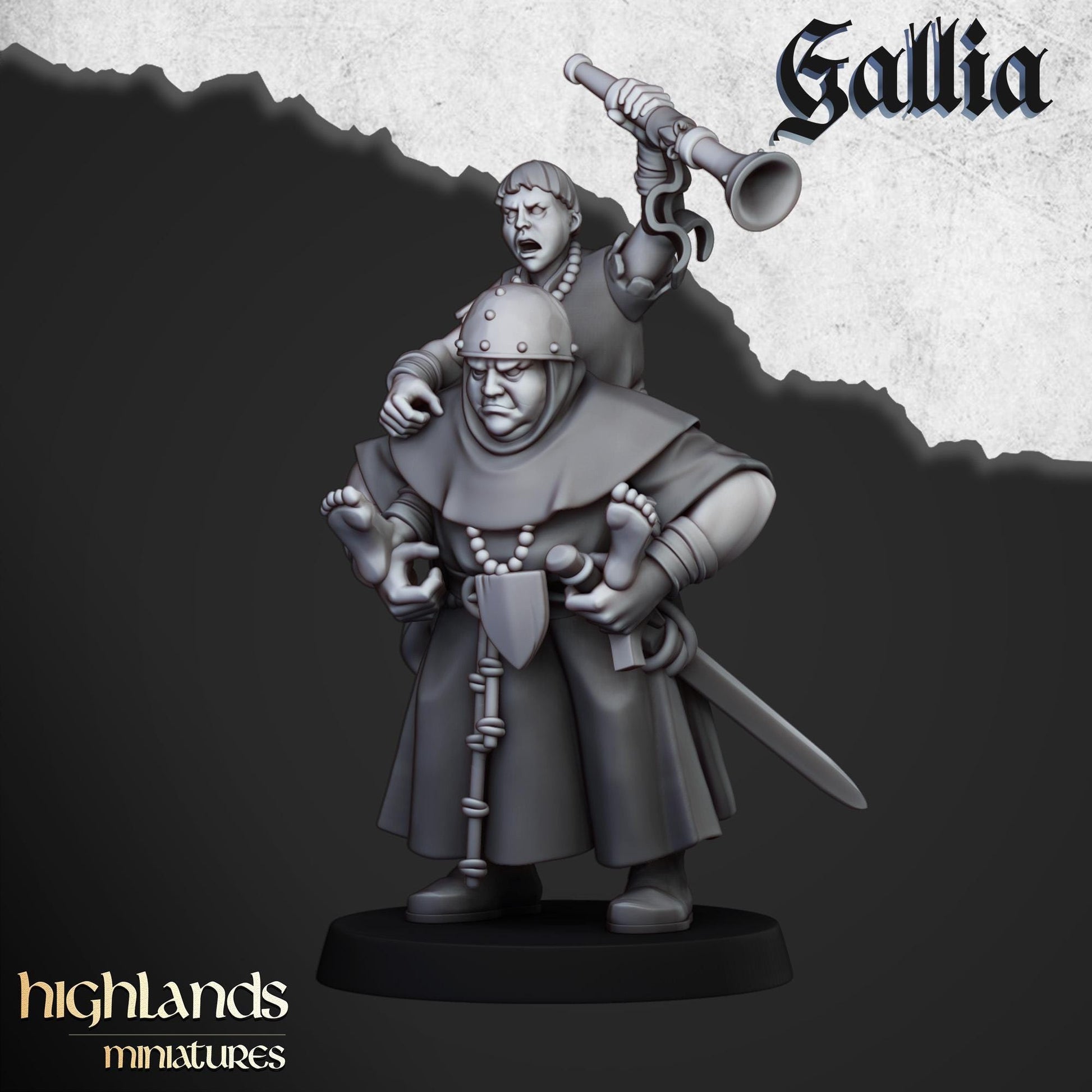 Robin Hood Heroes | Gallia | Highland Miniatures | 32mm Scale Resin Tabletop RPG Figures for Roleplaying and Wargaming