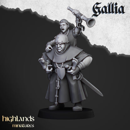 Robin Hood Heroes | Gallia | Highland Miniatures | 32mm Scale Resin Tabletop RPG Figures for Roleplaying and Wargaming