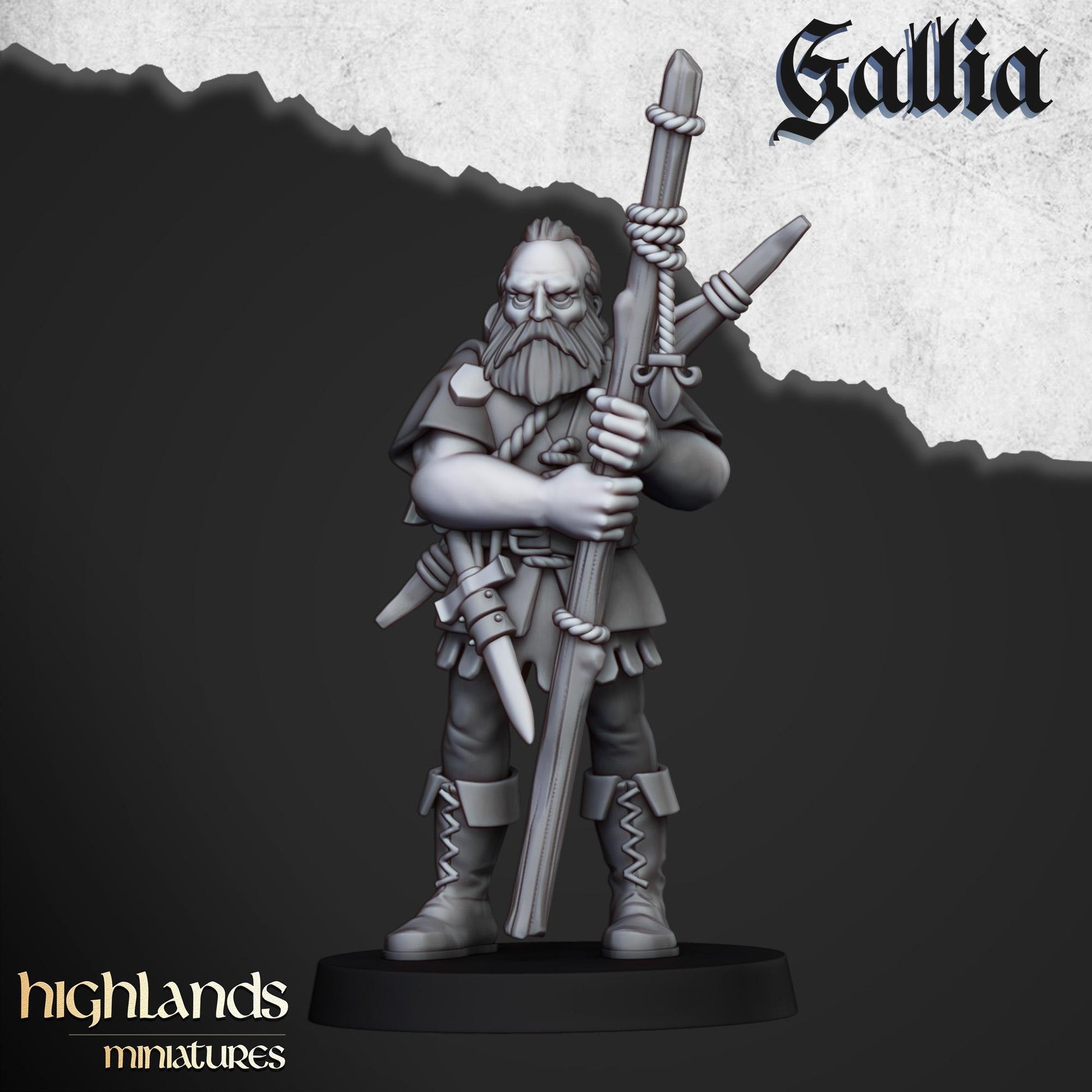 Robin Hood Heroes | Gallia | Highland Miniatures | 32mm Scale Resin Tabletop RPG Figures for Roleplaying and Wargaming