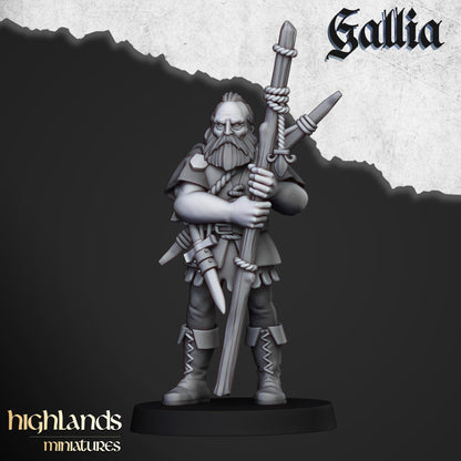 Robin Hood Heroes | Gallia | Highland Miniatures | 32mm Scale Resin Tabletop RPG Figures for Roleplaying and Wargaming