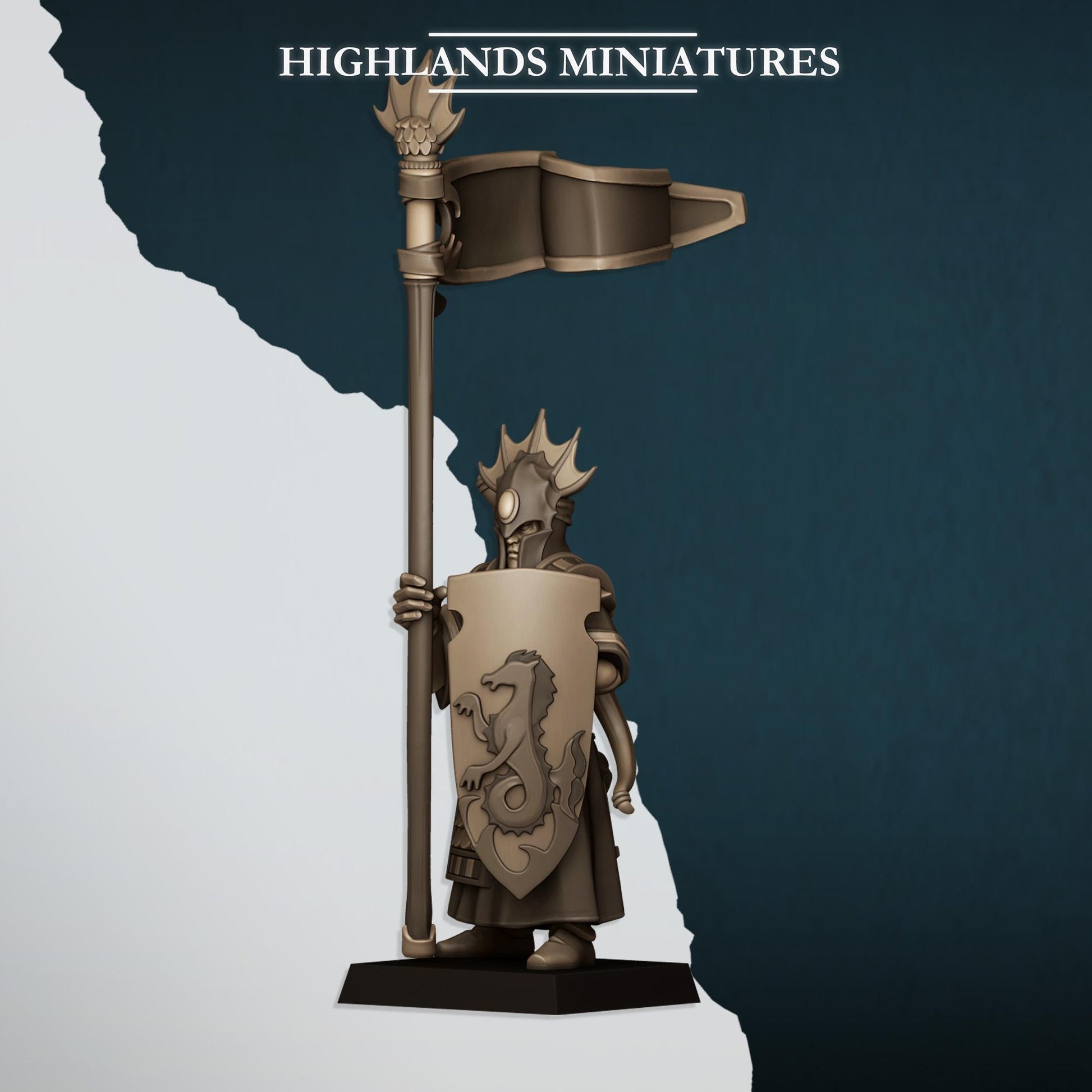 Aegean Sea Guard | Aegean Elves | Highland Miniatures | 32mm Scale Resin Tabletop RPG Figures for Roleplaying and Wargaming