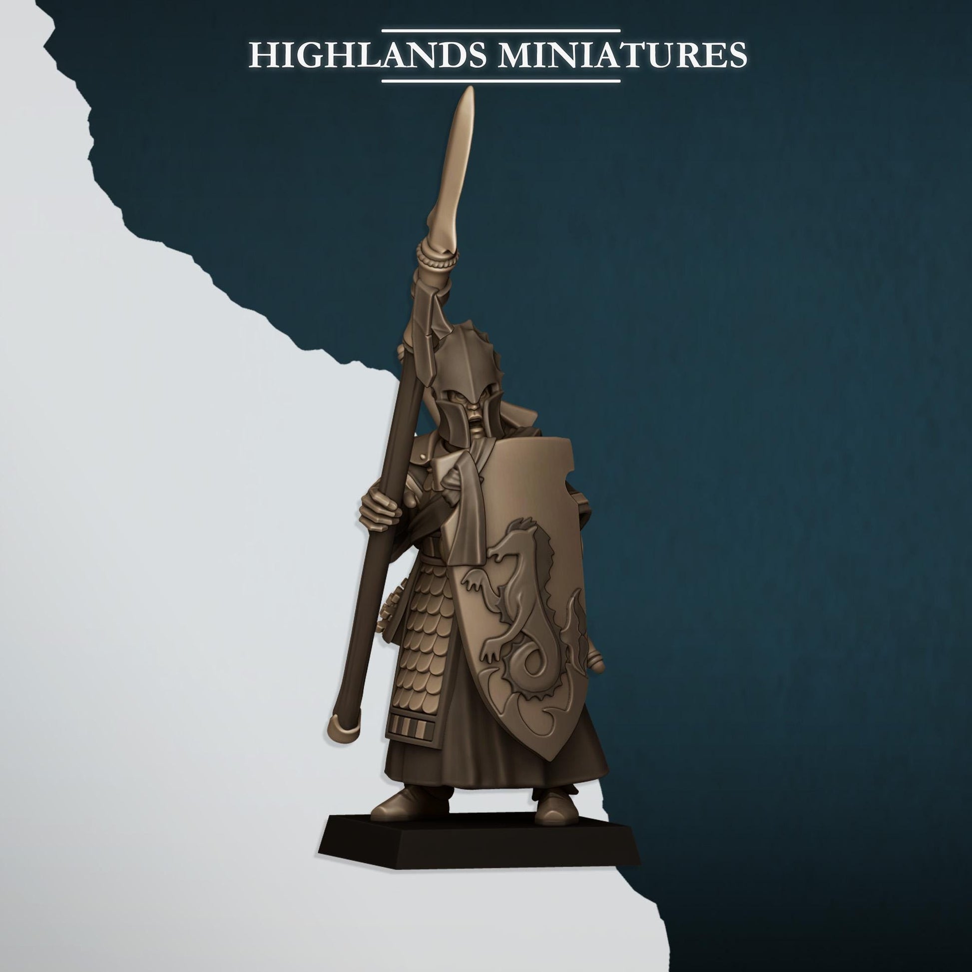 Aegean Sea Guard | Aegean Elves | Highland Miniatures | 32mm Scale Resin Tabletop RPG Figures for Roleplaying and Wargaming