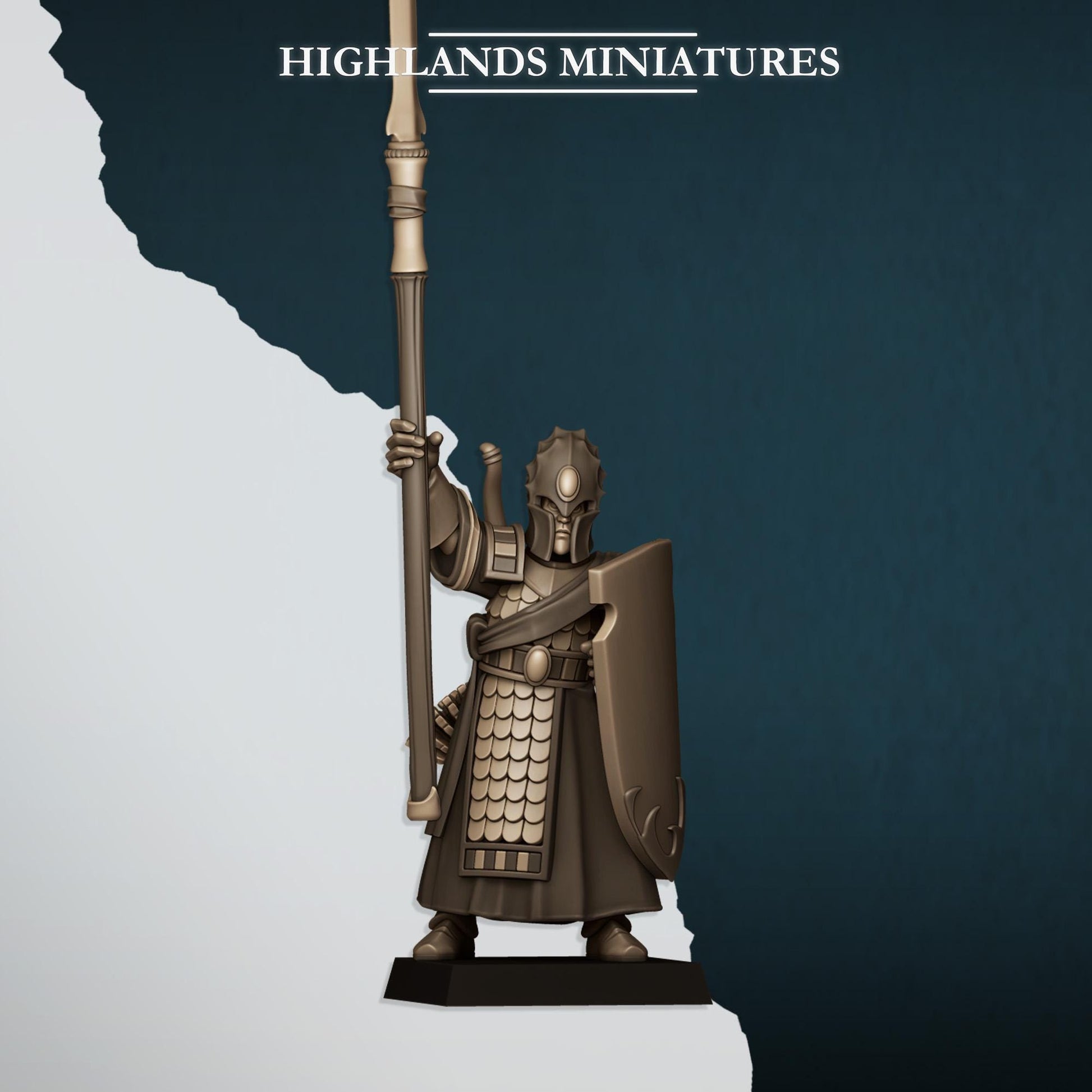 Aegean Sea Guard | Aegean Elves | Highland Miniatures | 32mm Scale Resin Tabletop RPG Figures for Roleplaying and Wargaming