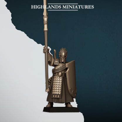 Aegean Sea Guard | Aegean Elves | Highland Miniatures | 32mm Scale Resin Tabletop RPG Figures for Roleplaying and Wargaming
