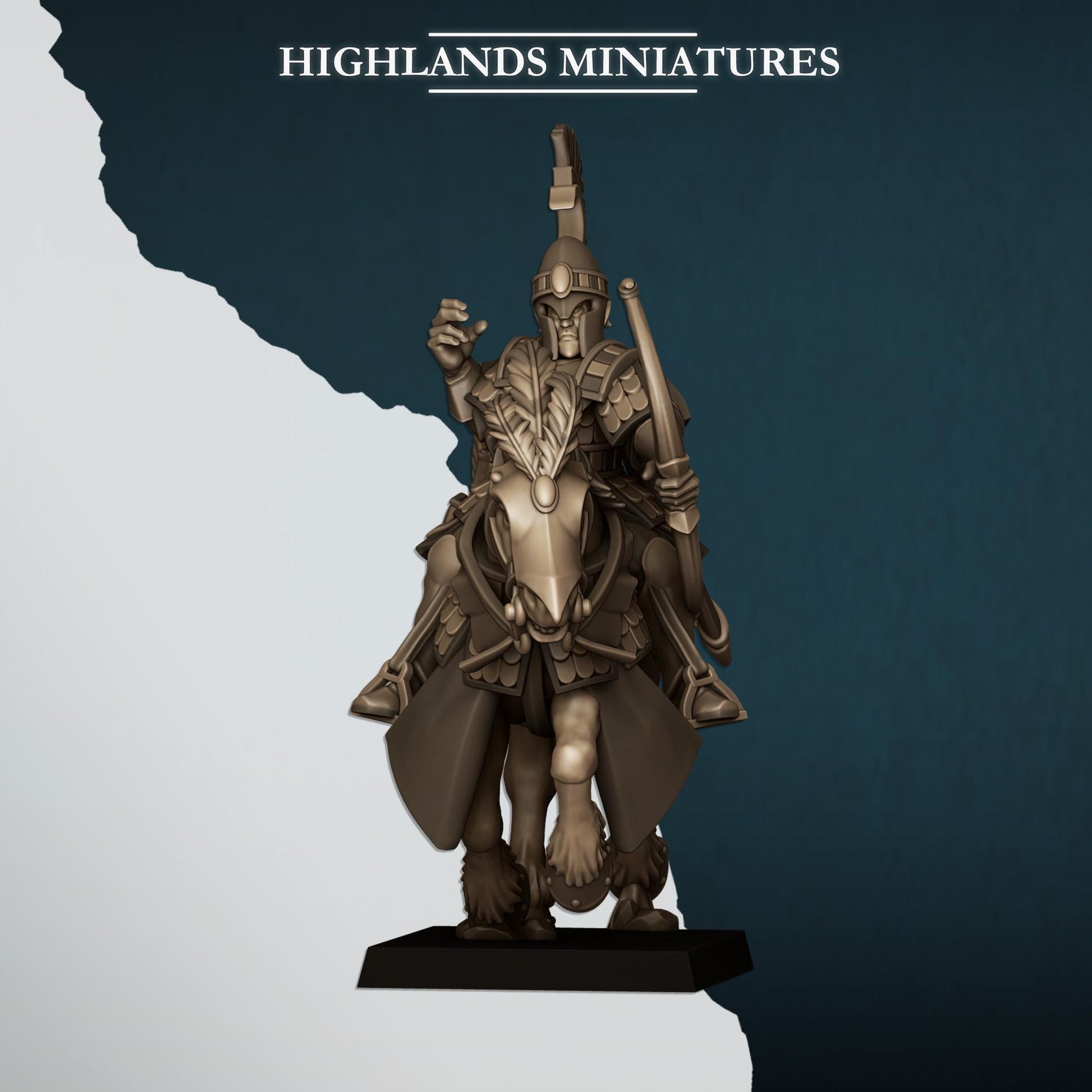 Aegean Sea Hippeis | Aegean Elves | Highland Miniatures | 32mm Scale Resin Tabletop RPG Figures for Roleplaying and Wargaming