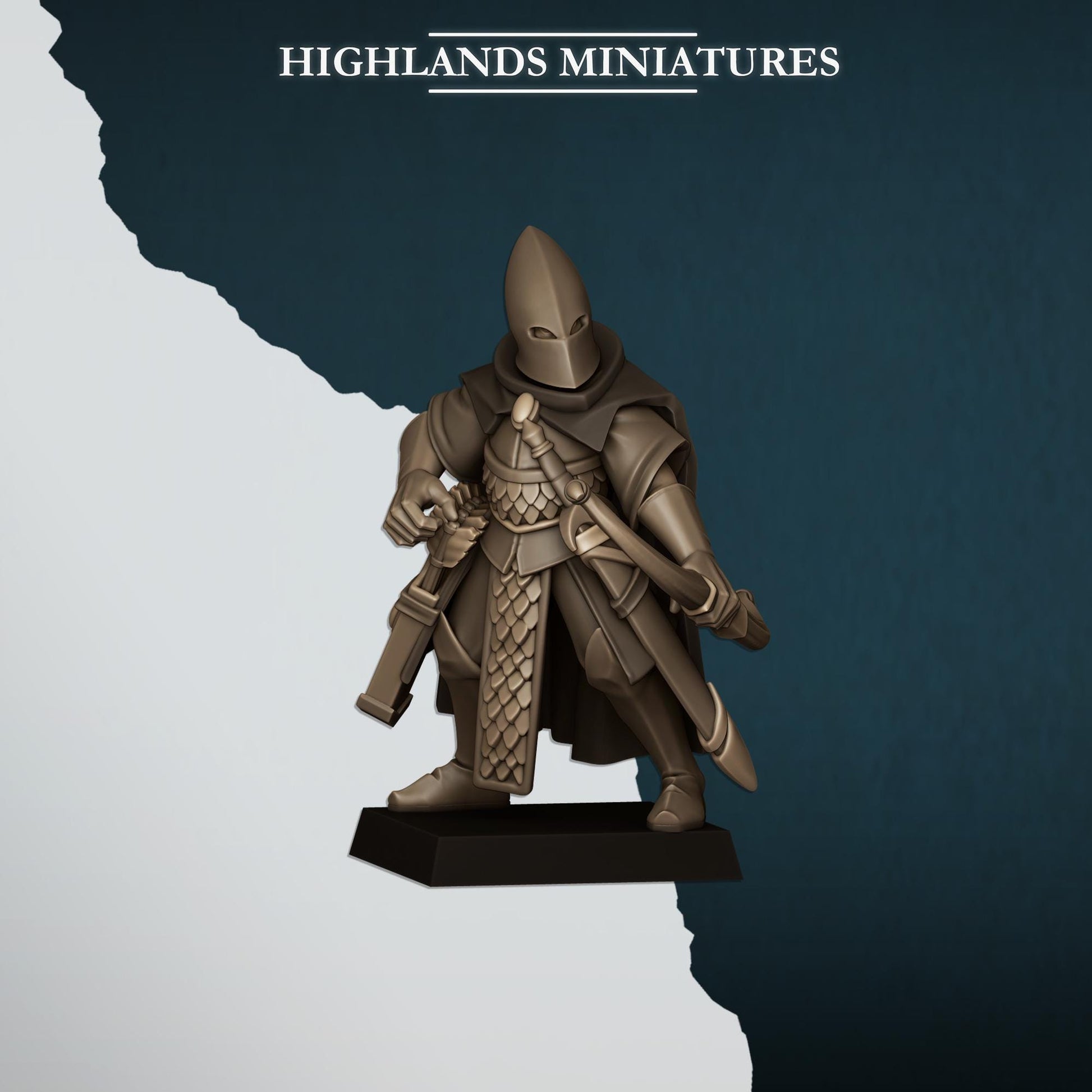Aegean Shadows | Aegean Elves | Highland Miniatures | 32mm Scale Resin Tabletop RPG Figures for Roleplaying and Wargaming