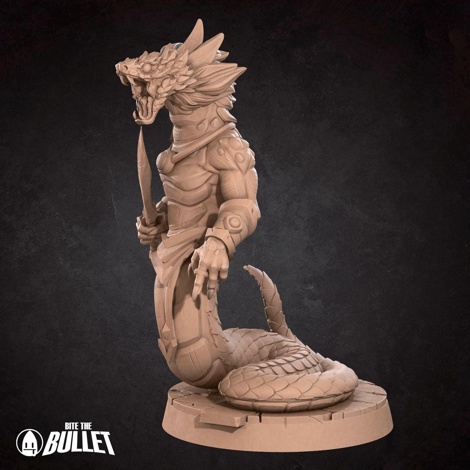 Yuan Ti | Iconic Monsters | Bite The Bullet | 35mm Scale | Resin Printed Tabletop RPG Miniature Figures | DND | 5E