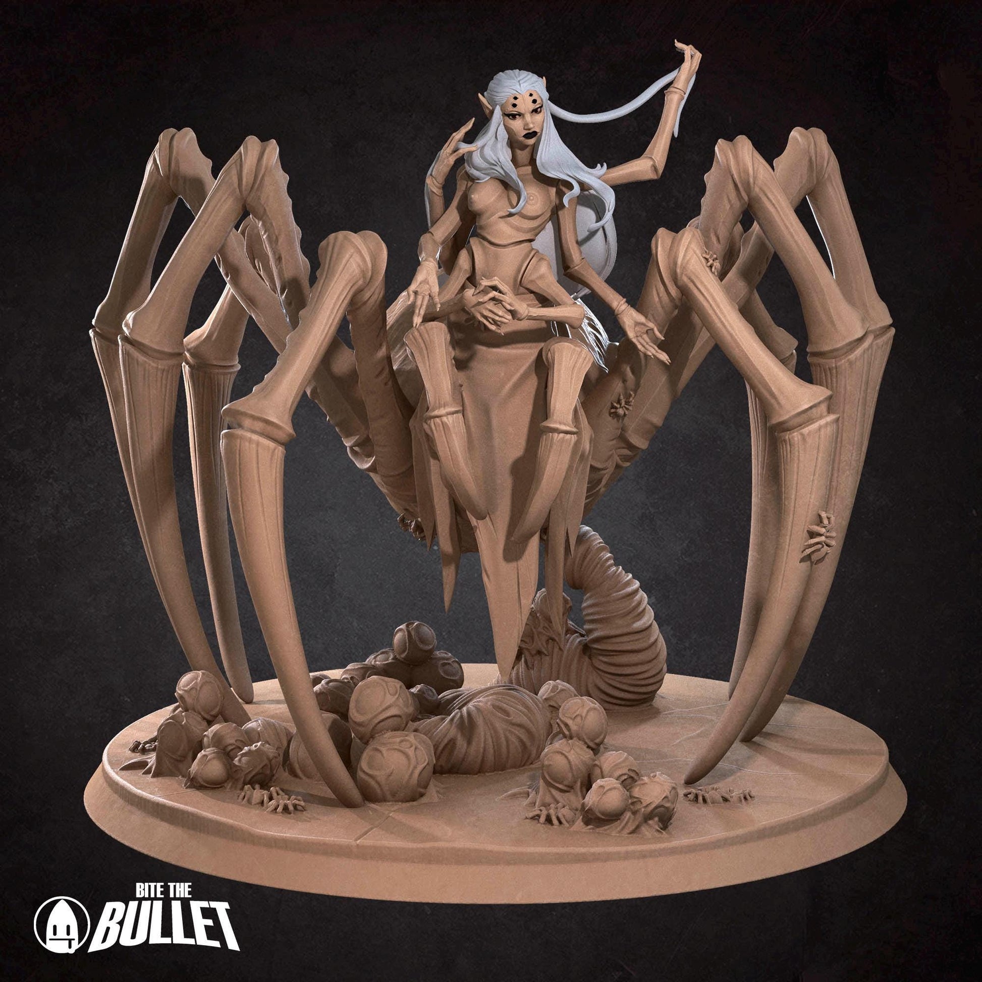 Lolth | Iconic Monsters | Bite The Bullet | 35mm Scale | Resin Printed Tabletop RPG Miniature Figures | DND | 5E