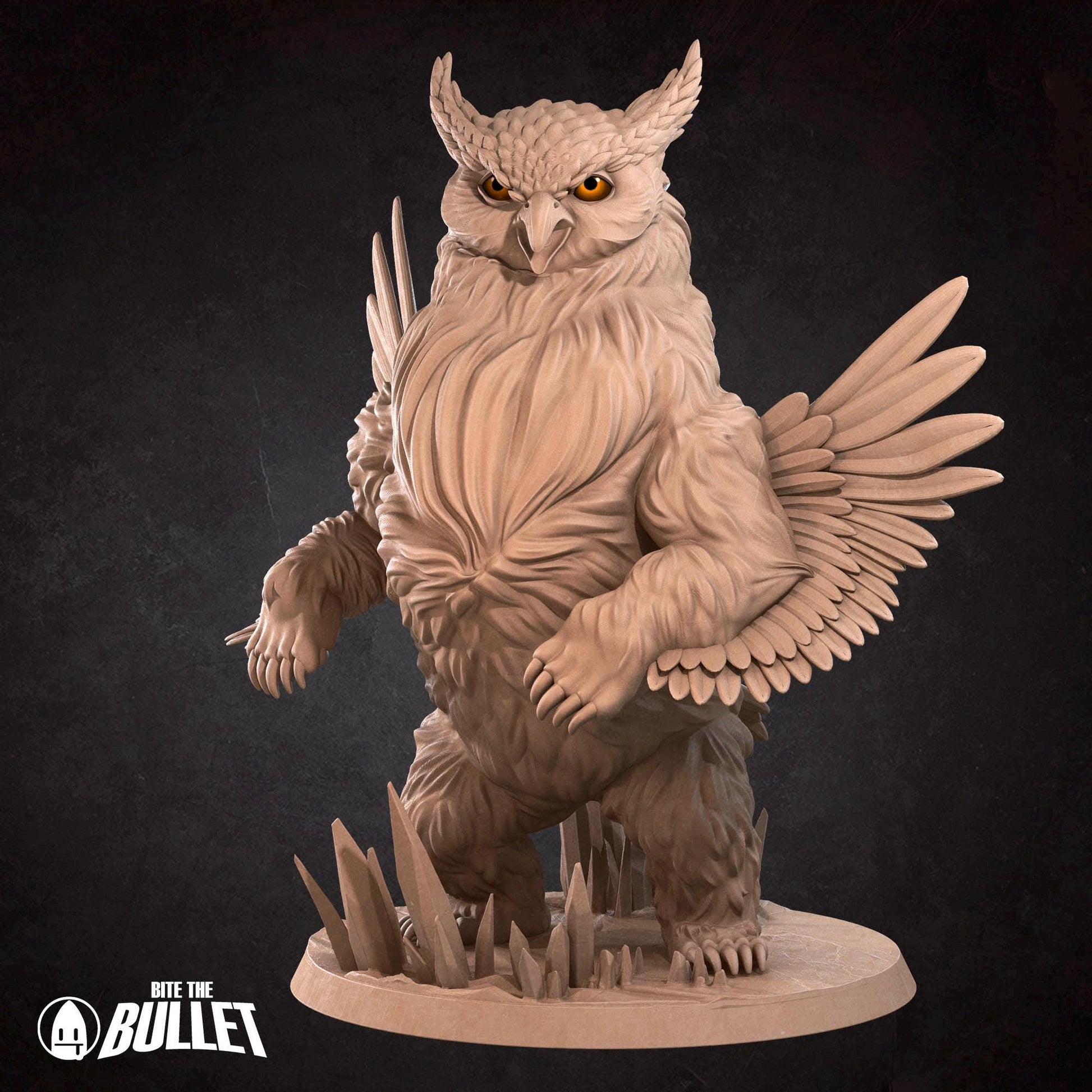 Owlbear | Iconic Monsters | Bite The Bullet | 35mm Scale | Resin Printed Tabletop RPG Miniature Figures | DND | 5E