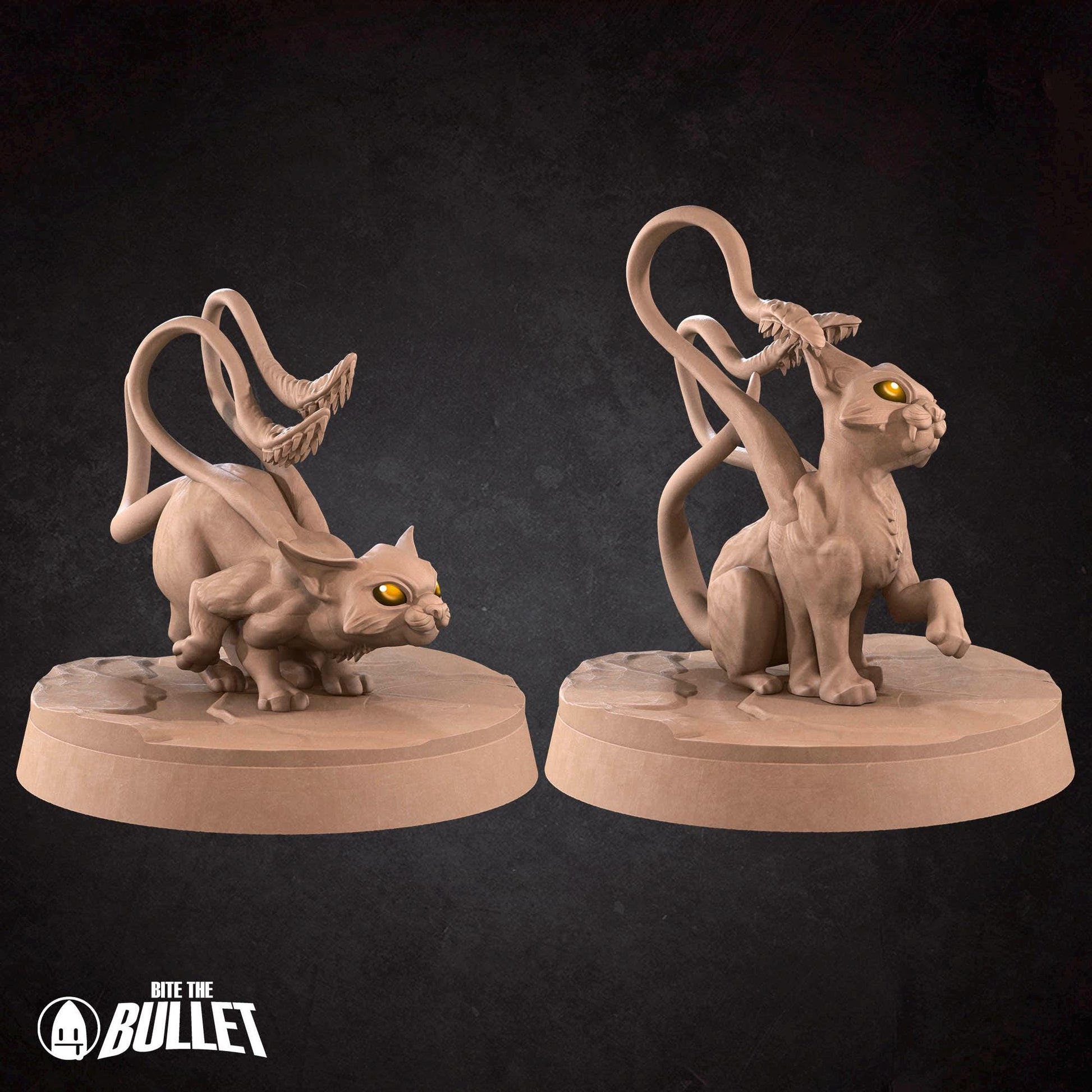 Displacer Kittens | Iconic Monsters | Bite The Bullet | 35mm Scale | Resin Printed Tabletop RPG Miniature Figures | DND | 5E
