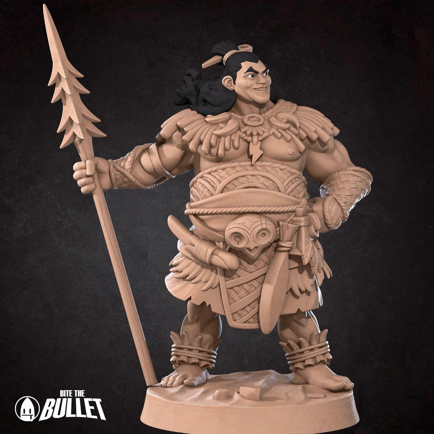 Human Exemplar | Iconic Heroes | Bite The Bullet | 35mm Scale | Resin Printed Tabletop RPG Miniature Figures | DND | 5E