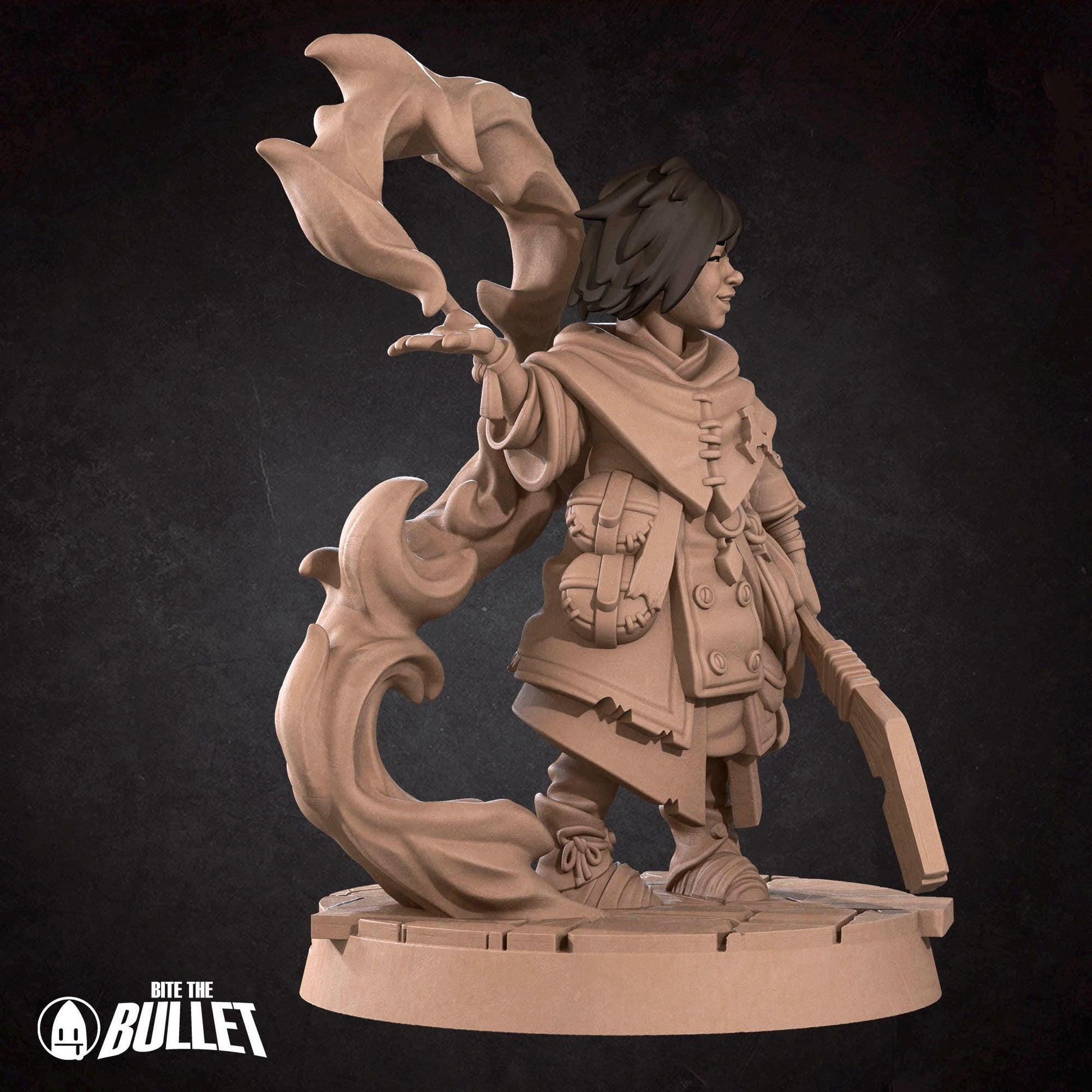 Human Kineticist | Iconic Heroes | Bite The Bullet | 35mm Scale | Resin Printed Tabletop RPG Miniature Figures | DND | 5E