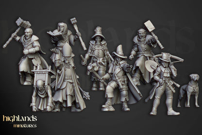 Inquisitorial Band | Sunland | Highland Miniatures | 32mm Scale Resin Tabletop RPG Figures for Roleplaying and Wargaming