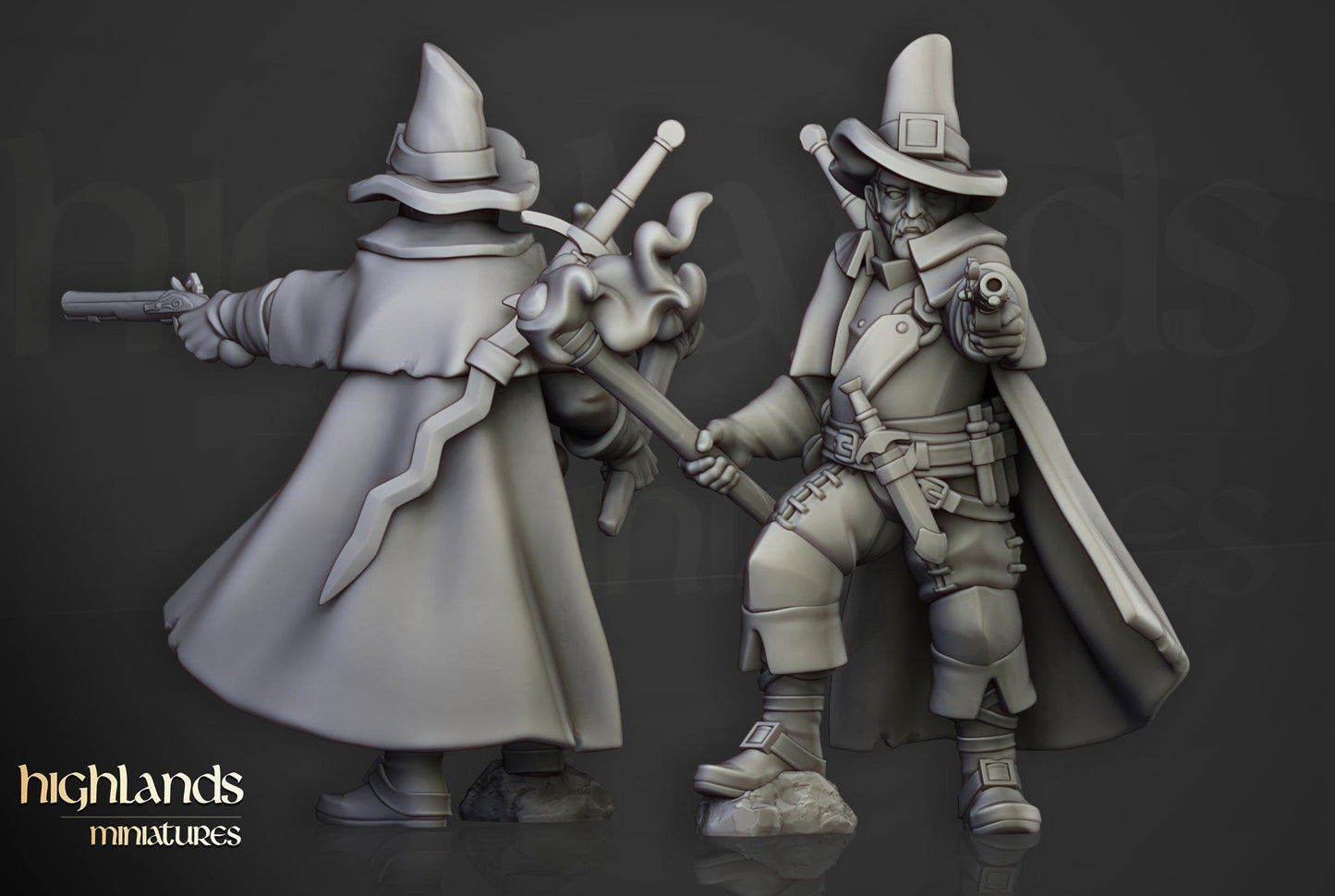 Inquisitorial Band | Sunland | Highland Miniatures | 32mm Scale Resin Tabletop RPG Figures for Roleplaying and Wargaming