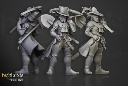 Inquisitorial Band | Sunland | Highland Miniatures | 32mm Scale Resin Tabletop RPG Figures for Roleplaying and Wargaming