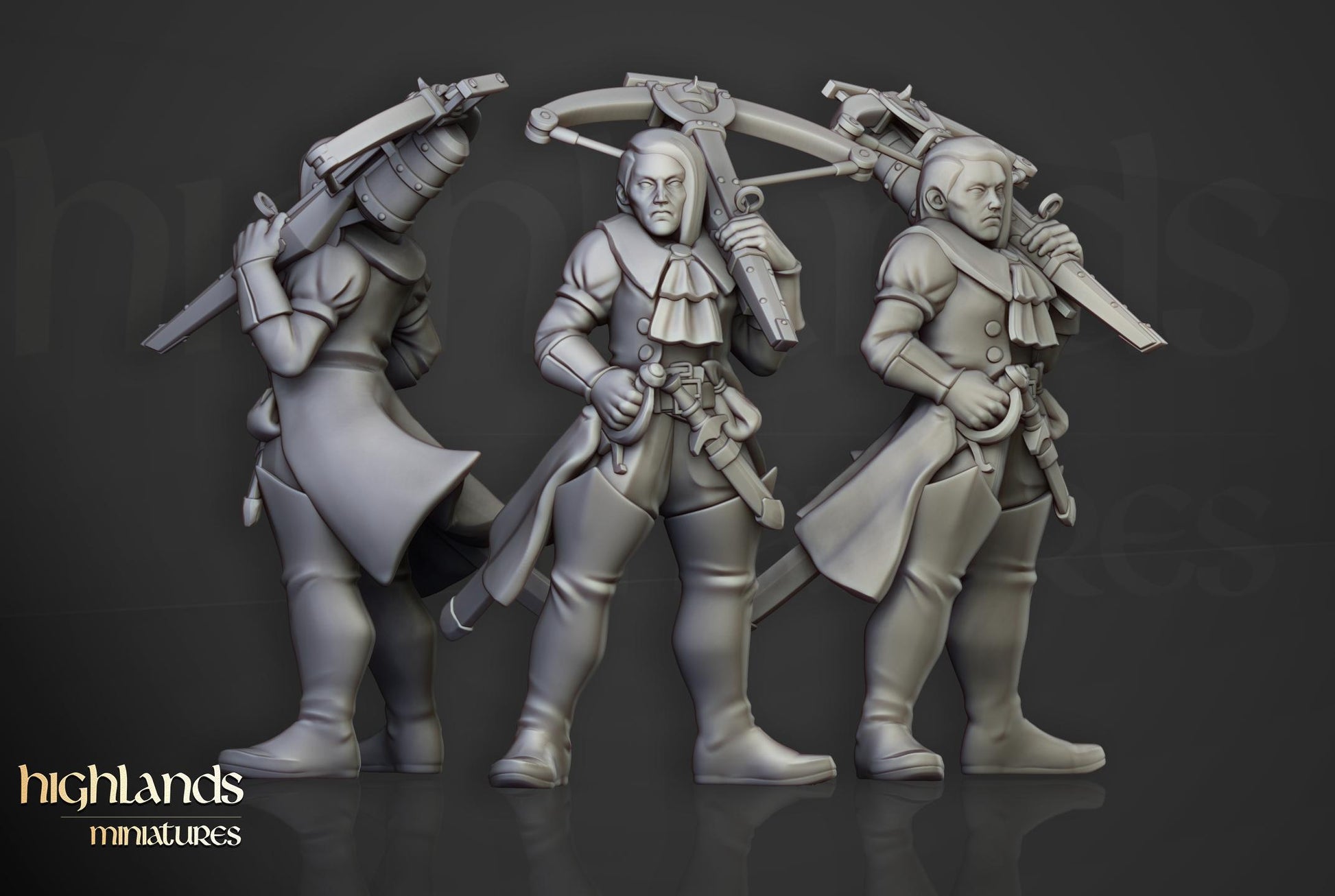 Inquisitorial Band | Sunland | Highland Miniatures | 32mm Scale Resin Tabletop RPG Figures for Roleplaying and Wargaming