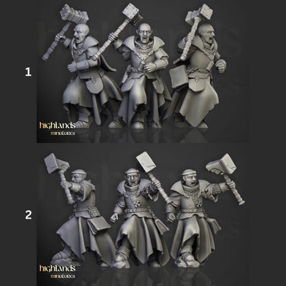 Inquisitorial Band | Sunland | Highland Miniatures | 32mm Scale Resin Tabletop RPG Figures for Roleplaying and Wargaming