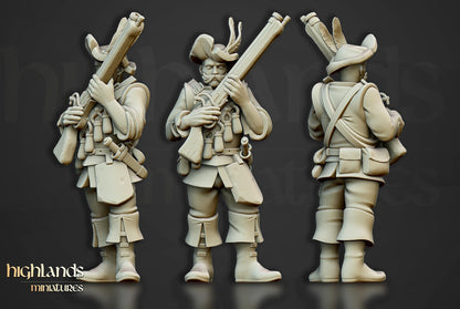 The Arquebusiers Unit | Sunland | Highland Miniatures | 32mm Scale Resin Tabletop RPG Figures for Roleplaying and Wargaming