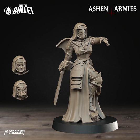 Combat Medic | Bullet Crusade: Sanctified Legion | Bite The Bullet | 35mm Scale | Resin Printed Tabletop RPG Miniature Figures