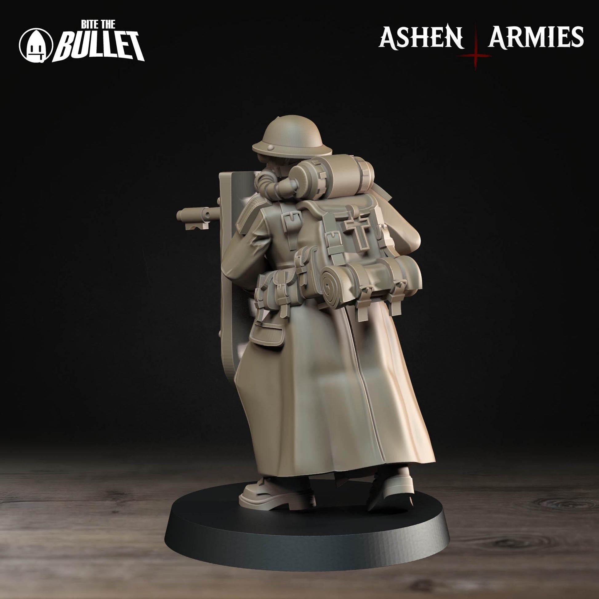 Yeomen | Bullet Crusade: Sanctified Legion | Bite The Bullet | 35mm Scale | Resin Printed Tabletop RPG Miniature Figures