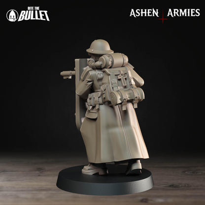 Yeomen | Bullet Crusade: Sanctified Legion | Bite The Bullet | 35mm Scale | Resin Printed Tabletop RPG Miniature Figures