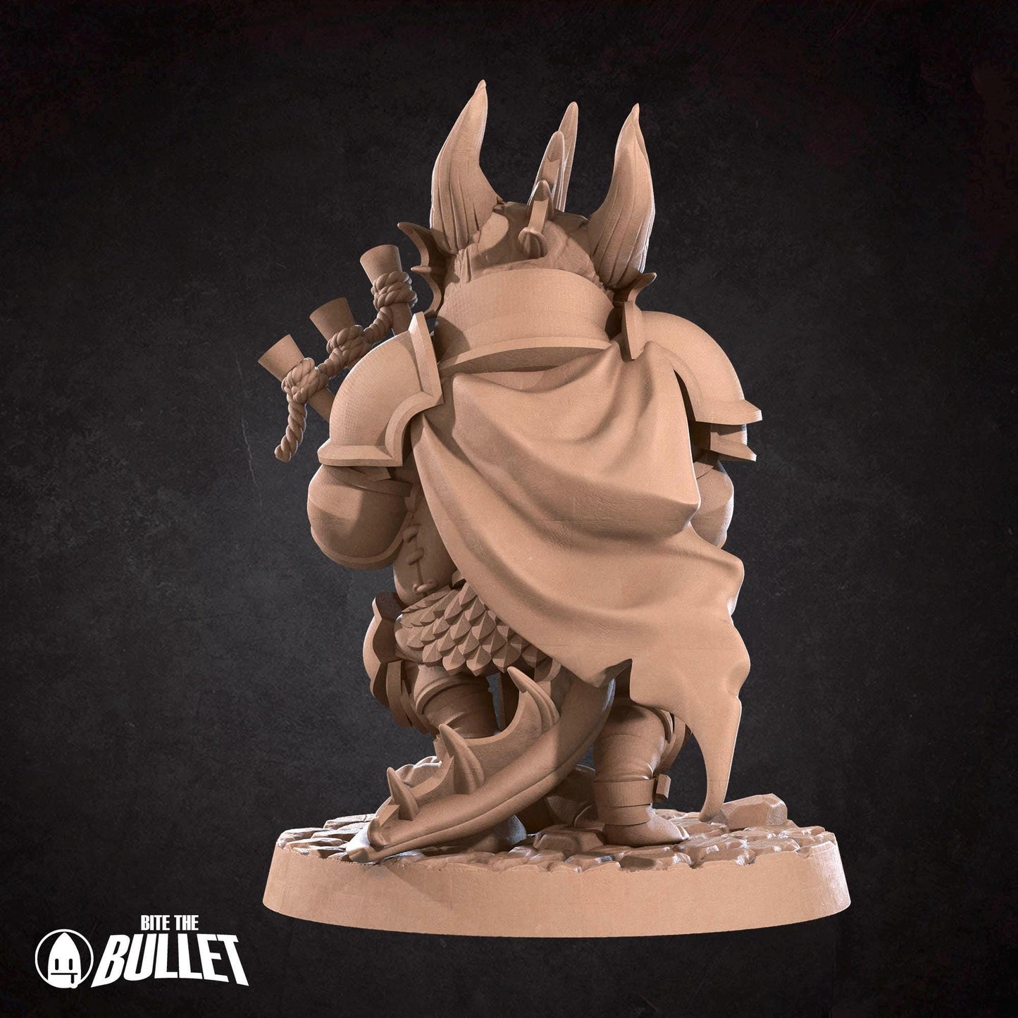 Bard-barian | Kobolds Pt. 2 | Bite The Bullet | 35mm Scale | Resin Printed Tabletop RPG Miniature Figures