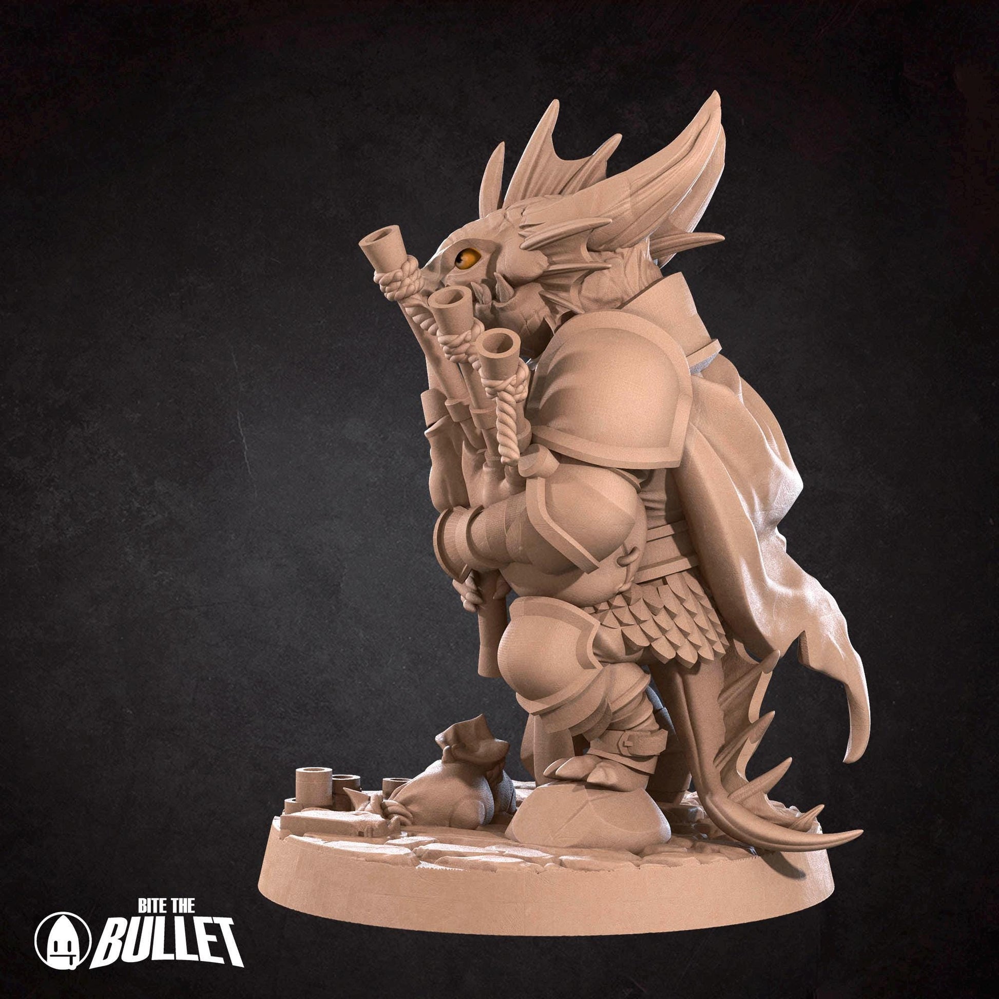 Bard-barian | Kobolds Pt. 2 | Bite The Bullet | 35mm Scale | Resin Printed Tabletop RPG Miniature Figures