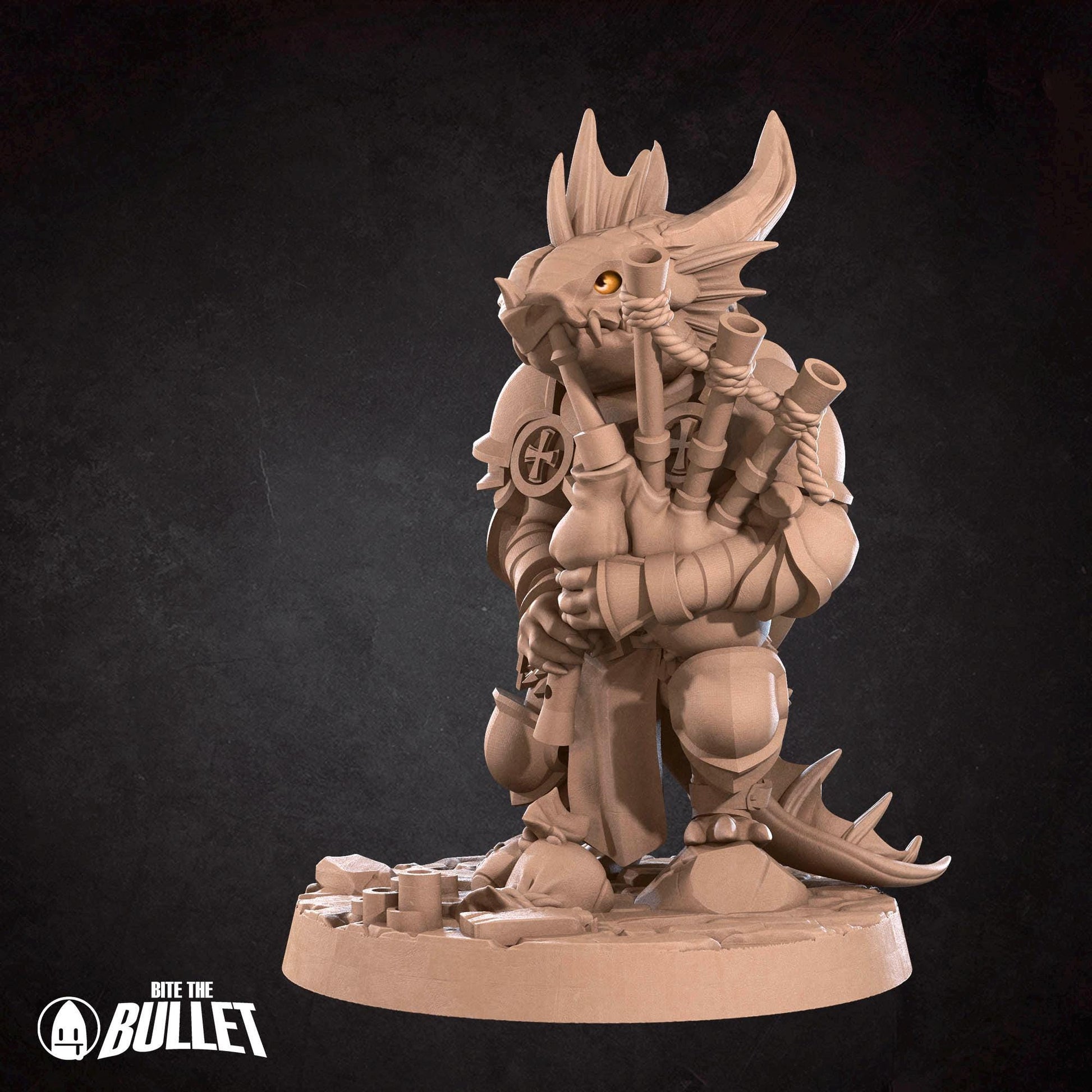 Bard-barian | Kobolds Pt. 2 | Bite The Bullet | 35mm Scale | Resin Printed Tabletop RPG Miniature Figures