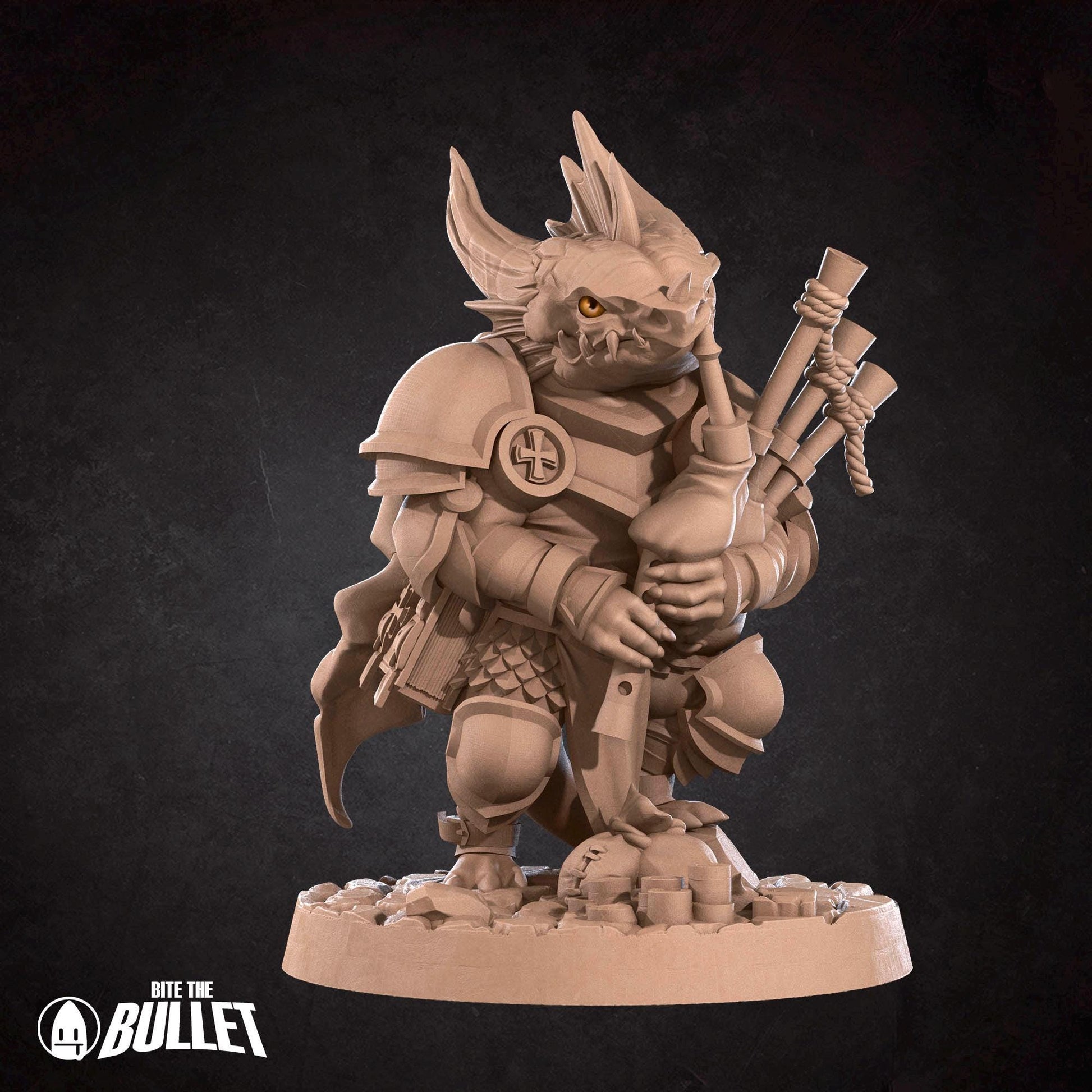 Bard-barian | Kobolds Pt. 2 | Bite The Bullet | 35mm Scale | Resin Printed Tabletop RPG Miniature Figures