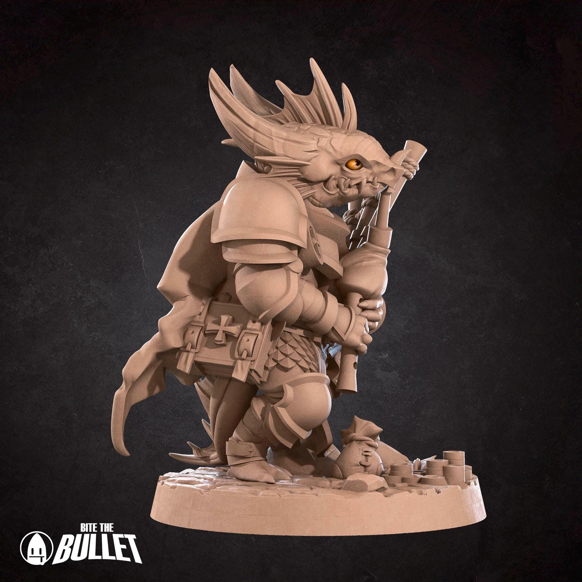 Bard-barian | Kobolds Pt. 2 | Bite The Bullet | 35mm Scale | Resin Printed Tabletop RPG Miniature Figures