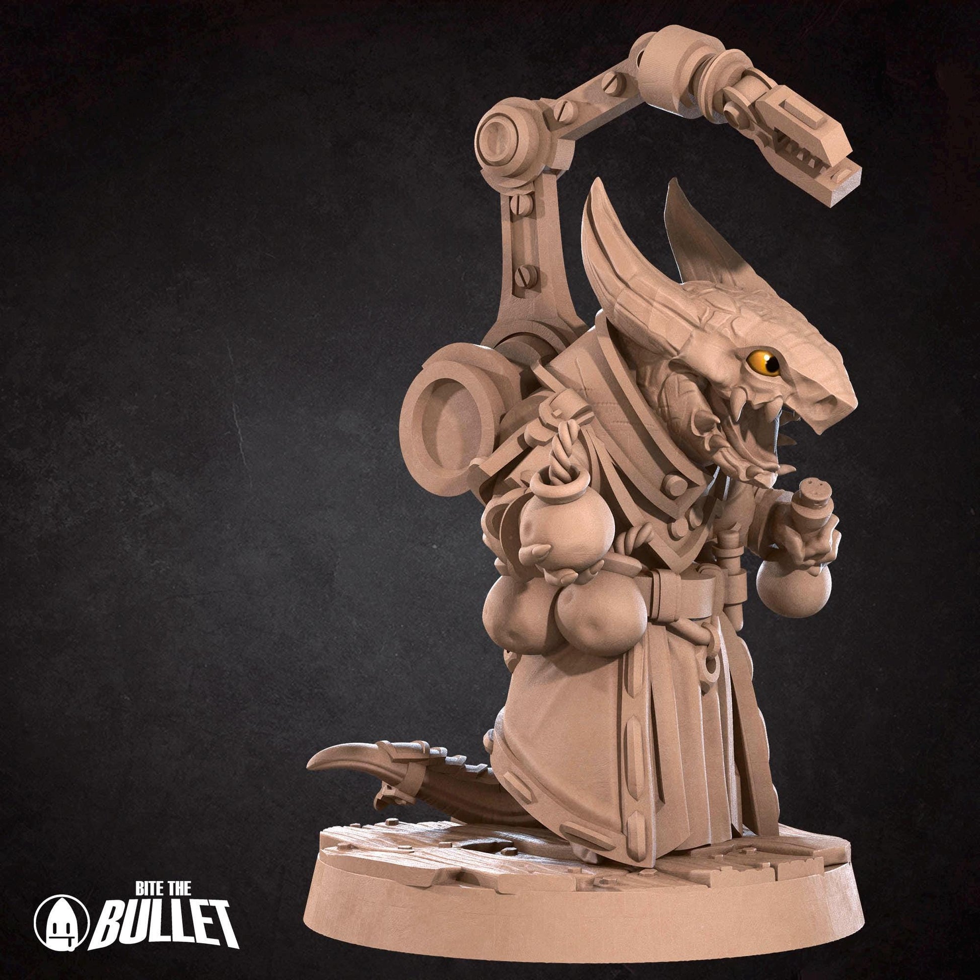 Inventor | Kobolds Pt. 2 | Bite The Bullet | 35mm Scale | Resin Printed Tabletop RPG Miniature Figures
